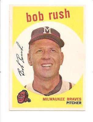 1959 Topps #396 Bob Rush