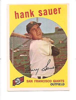 1959 Topps #404 Hank Sauer