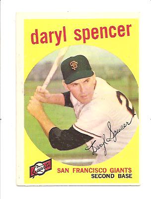 1959 Topps #443 Daryl Spencer