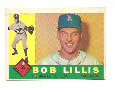 1960 Topps #354 Bob Lillis