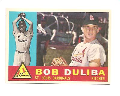 1960 Topps #401 Bob Duliba RC