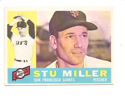 1960 Topps #378A Stu Miller WB