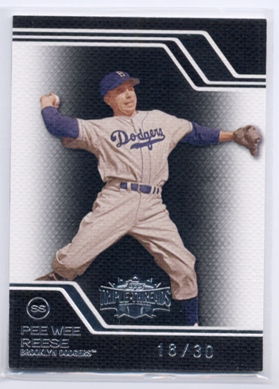 2008 Topps Triple Threads Black #226 Pee Wee Reese