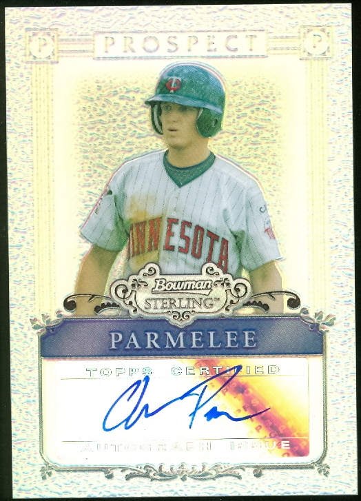 2006 Bowman Sterling Prospects Refractors #CP Chris Parmelee AU