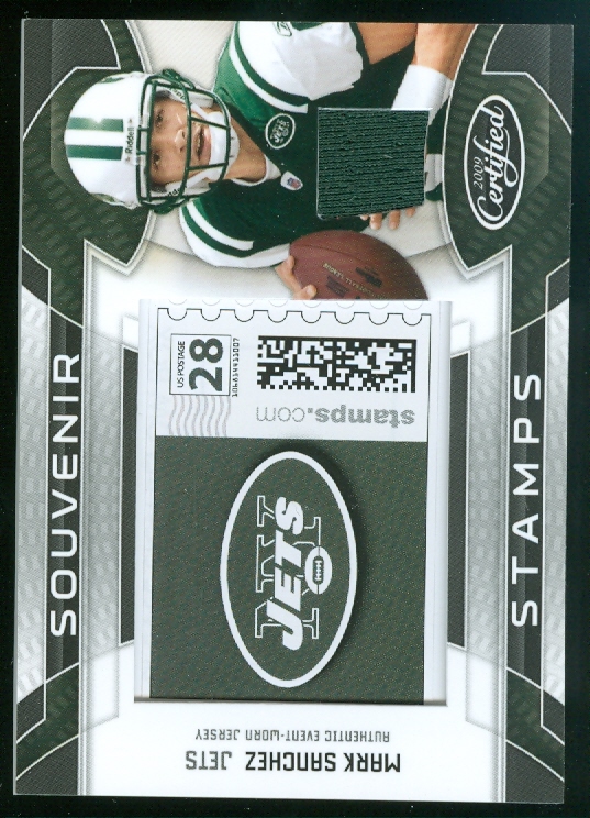 2009 Certified Souvenir Stamps Material Pro Team Logos #30 Mark Sanchez