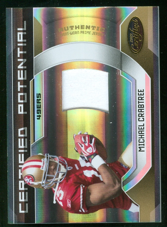 2009 Certified Certified Potential Materials Prime #13 Michael Crabtree