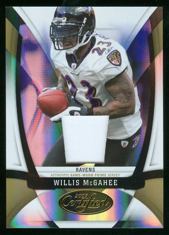 2009 Certified Mirror Gold Materials #13 Willis McGahee/50