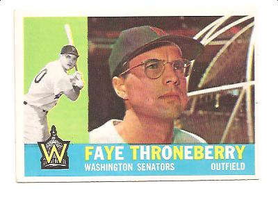 1960 Topps #9 Faye Throneberry