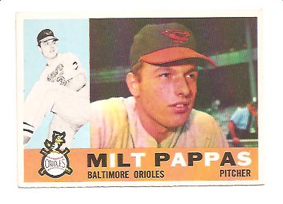 1960 Topps #12 Milt Pappas