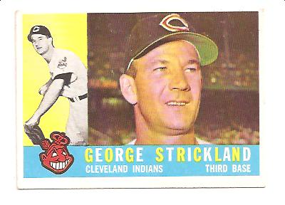 1960 Topps #63 George Strickland