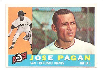 1960 Topps #67 Jose Pagan RC