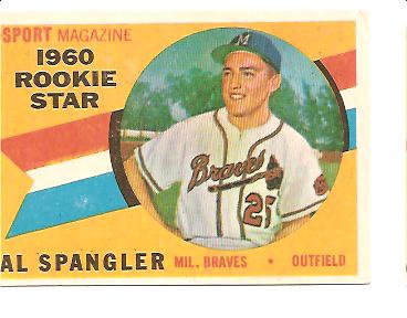 1960 Topps #143 Al Spangler RS RC