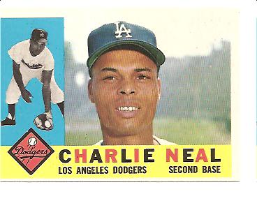 1960 Topps #155 Charlie Neal