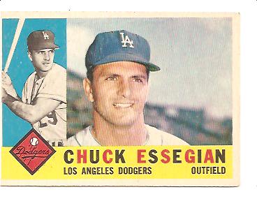 1960 Topps #166 Chuck Essegian