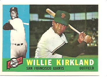 1960 Topps #172 Willie Kirkland