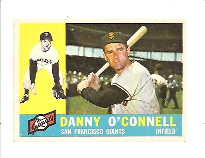 1960 Topps #192 Danny O'Connell