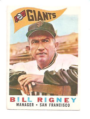 1960 Topps #225 Bill Rigney MG