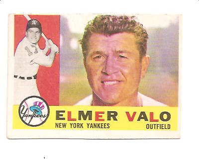 1960 Topps #237 Elmer Valo