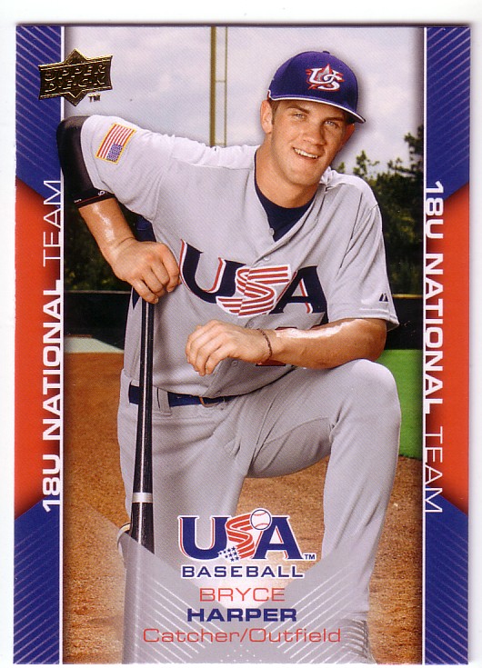 2009-10 USA Baseball #USA30 Bryce Harper