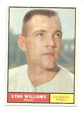 1961 Topps #190 Stan Williams