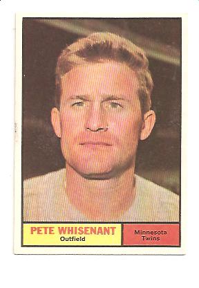 1961 Topps #201 Pete Whisenant