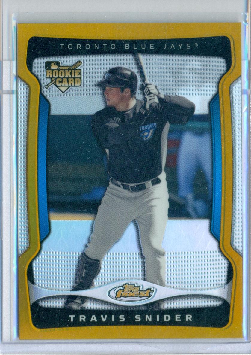 2009 Finest Refractors Gold #136 Travis Snider
