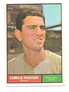 1961 Topps #235 Camilo Pascual