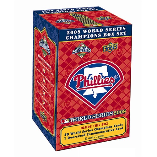 2008 Upper Deck Philadelphia Phillies World Series Champions Commemorative Boxed Set 