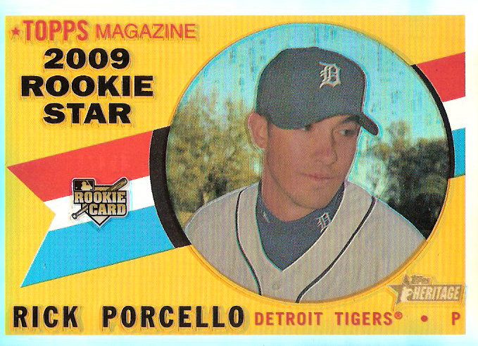 2009 Topps Heritage Chrome Refractors #CHR171 Rick Porcello