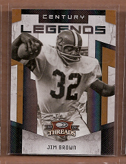 2009 Donruss Threads Century Legends Century Proof #7 Jim Brown