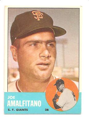 1963 Topps #199 Joe Amalfitano