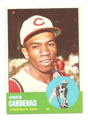 1963 Topps #203 Chico Cardenas
