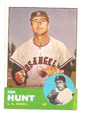 1963 Topps #207 Ken Hunt
