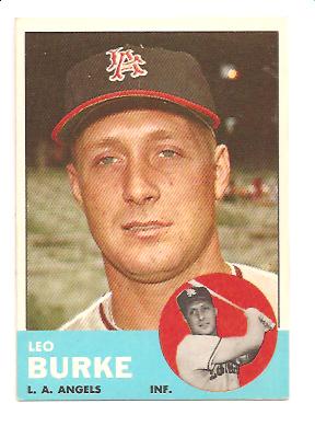 1963 Topps #249 Leo Burke RC