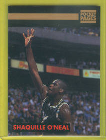 1993 Pocket Pages Trading Card #38 Shaquille O'Neal
