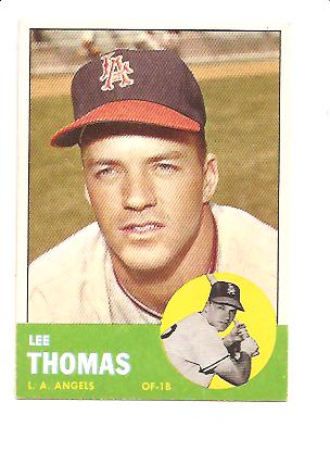 1963 Topps #441 Lee Thomas