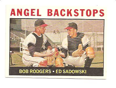 1964 Topps #61 Angel Backstops/Bob Rodgers/Ed Sadowski