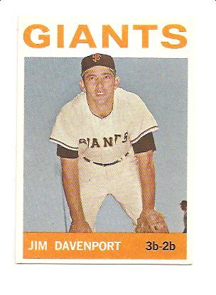 1964 Topps #82 Jim Davenport
