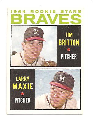 1964 Topps #94 Rookie Stars/Jim Britton RC/Larry Maxie RC