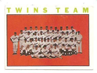 1964 Topps #318 Minnesota Twins TC