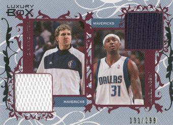2006-07 Topps Luxury Box Courtside Relics Dual #NT Dirk Nowitzki/Jason Terry