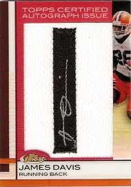 2009 Finest Refractors #115 James Davis AU/50*
