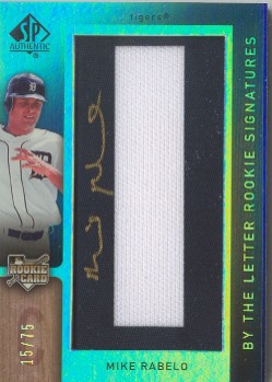 2007 SP Authentic #146 Mike Rabelo AU/75 RC