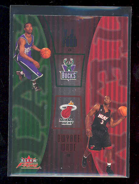 2003-04 Fleer Focus Tag Team #12 T.J. Ford/Dwyane Wade