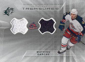 2001-02 SPx Rookie Treasures #RTDA Mathieu Darche