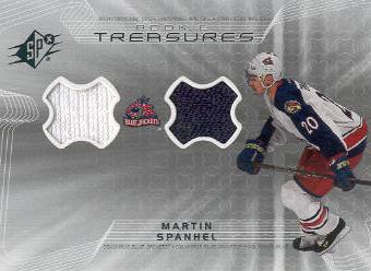 2001-02 SPx Rookie Treasures #RTMS Martin Spanhel