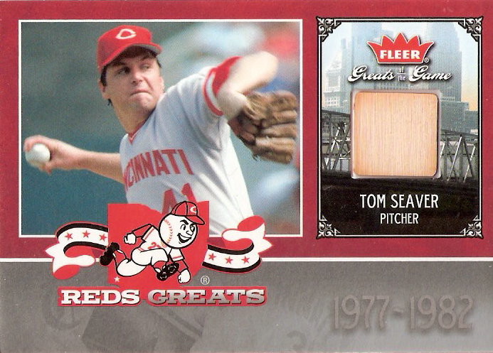 2006 Greats of the Game Reds Greats Memorabilia #TS Tom Seaver Bat