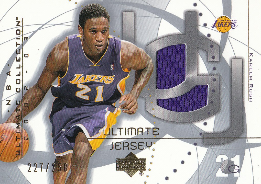 2002-03 Ultimate Collection Jerseys #KR Kareem Rush