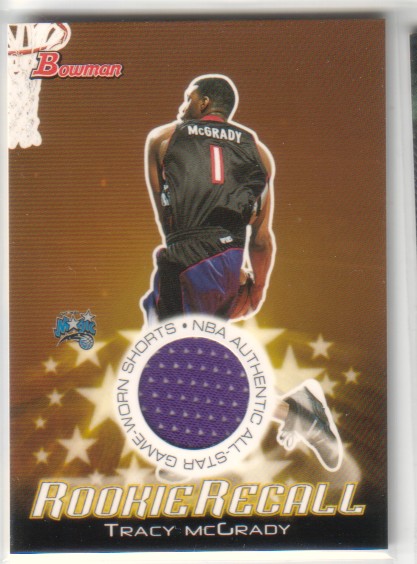 2003-04 Bowman Rookie Recalls #RRETM Tracy McGrady