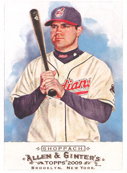 2009 Topps Allen and Ginter #321 Kelly Shoppach SP